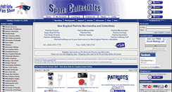 Desktop Screenshot of patriotsfanshop.com